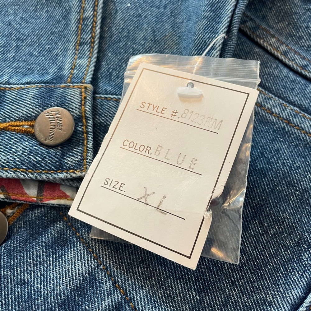 Vintage Planet Hollywood Denim Jacket - Picture 8 of 11
